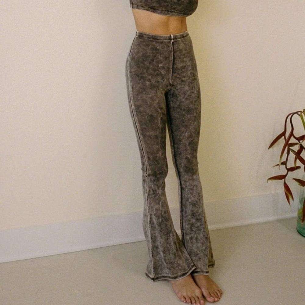 Urban Outfitters Acid-Wash Brown Boot Cut Pants